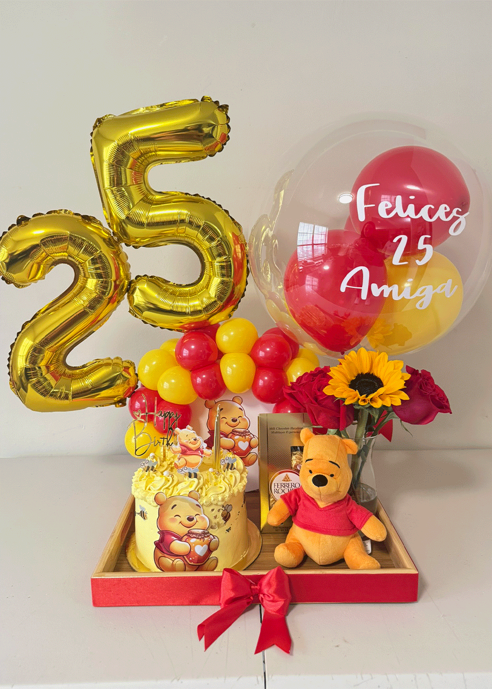 Winnie the Pooh Birthday Tray