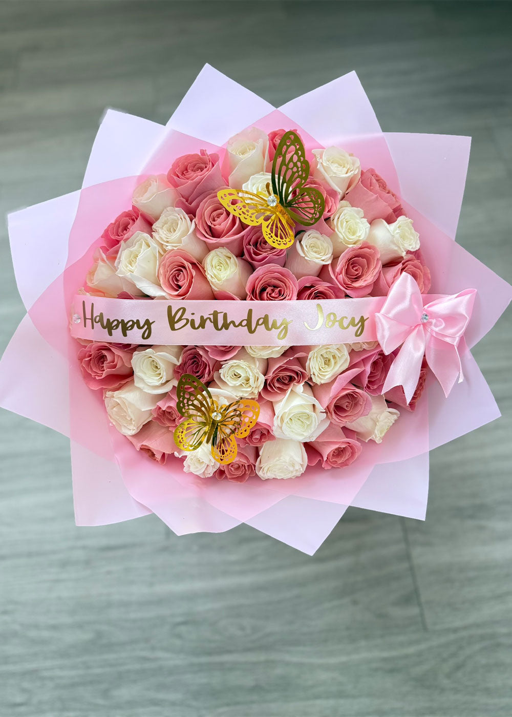 Blush Harmony Rose Bouquet