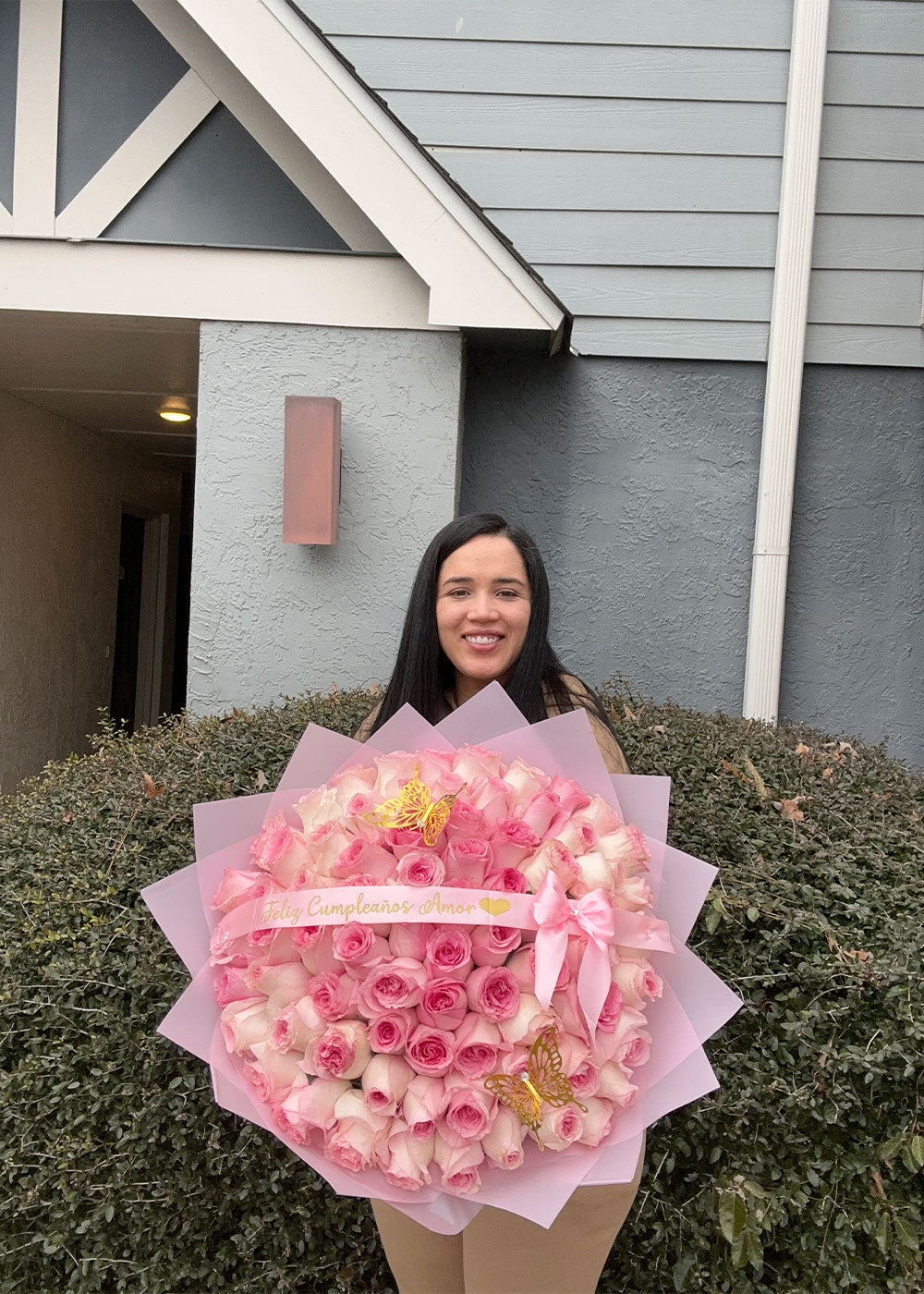 Premium Blush Rose Statement Bouquet