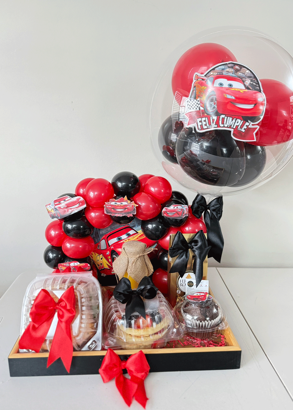 Lightning McQueen Birthday Breakfast Tray