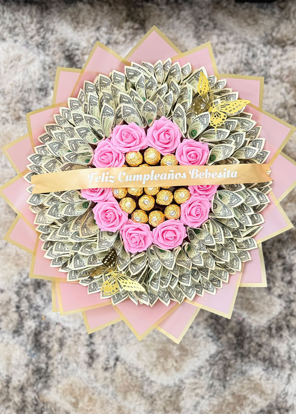 Blush Luxury Money Bouquet