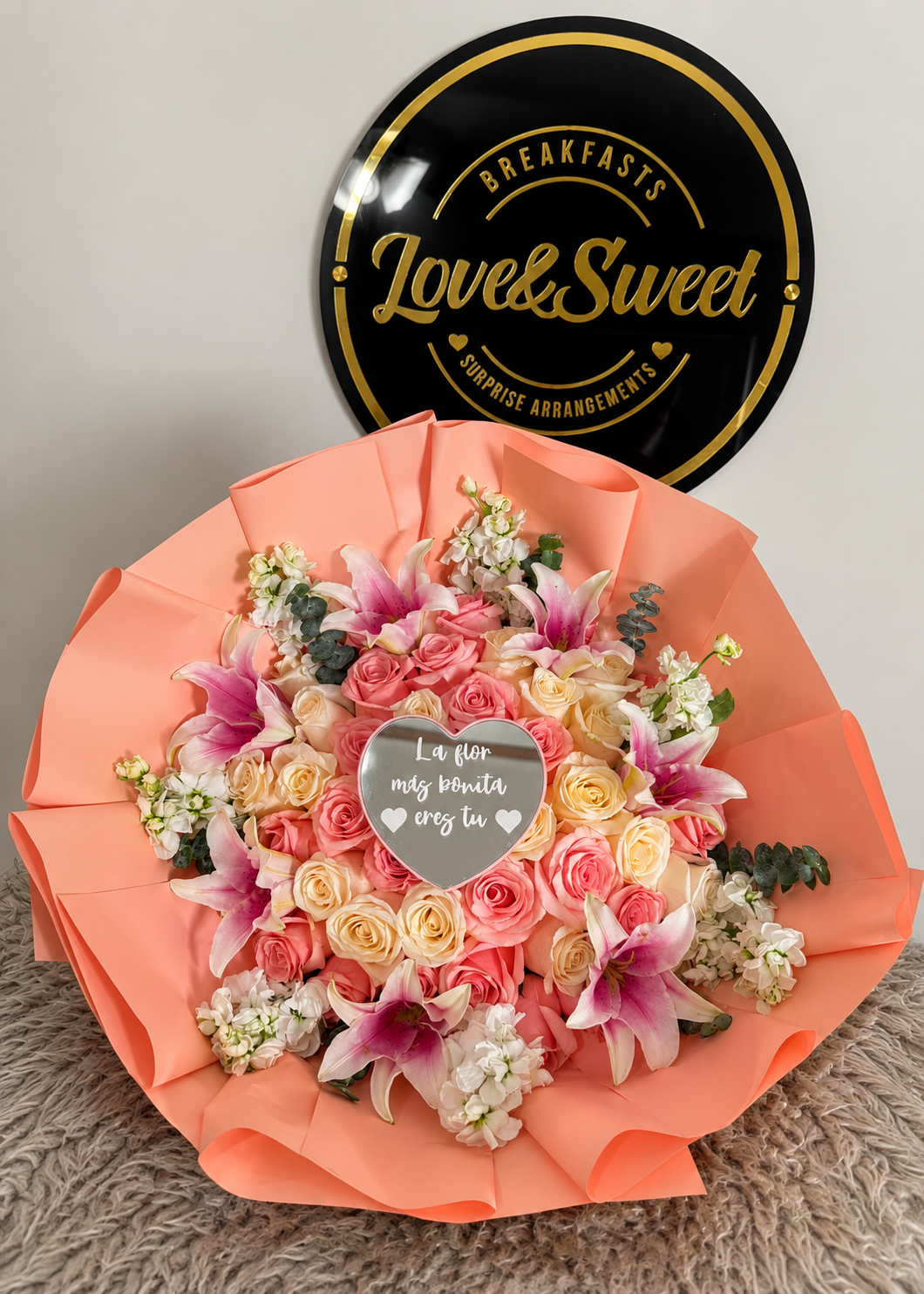 50 Roses Blush Elegance Bouquet