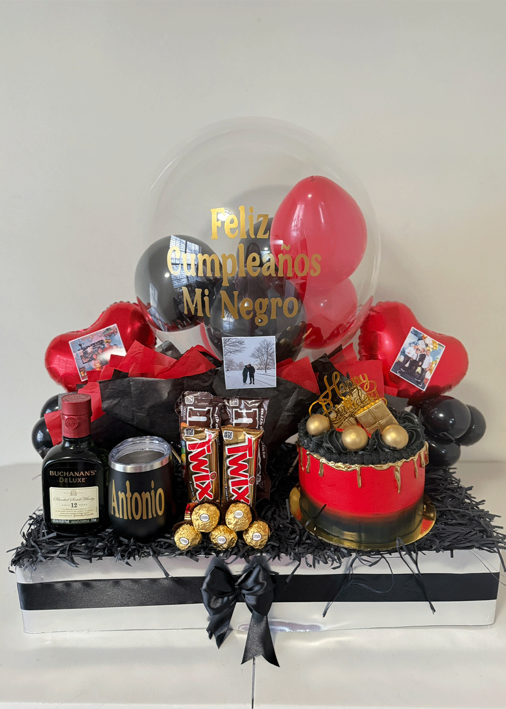 Personalized Birthday Surprise Tray for Him