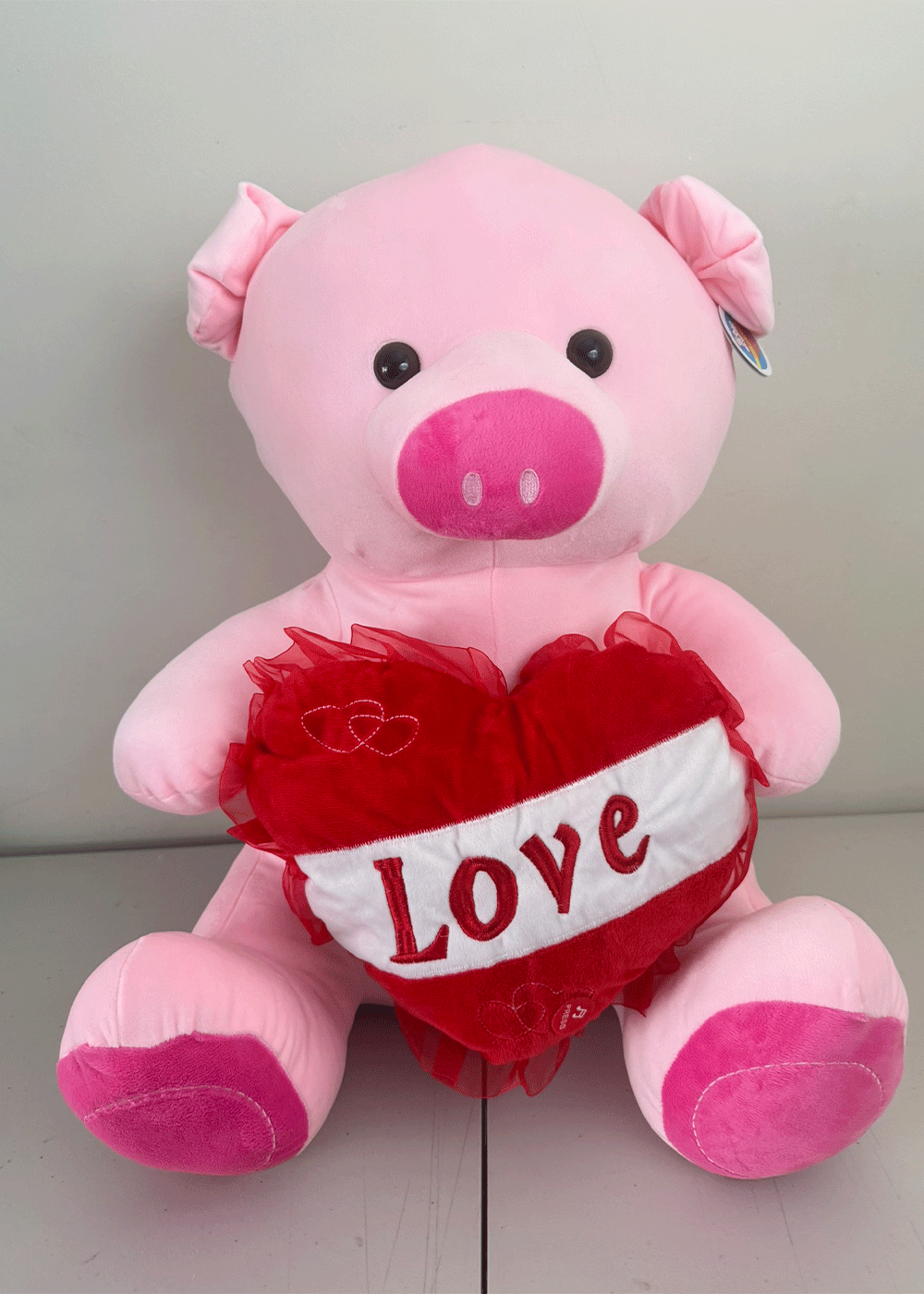 “Sweet Love Pig Plush(28')