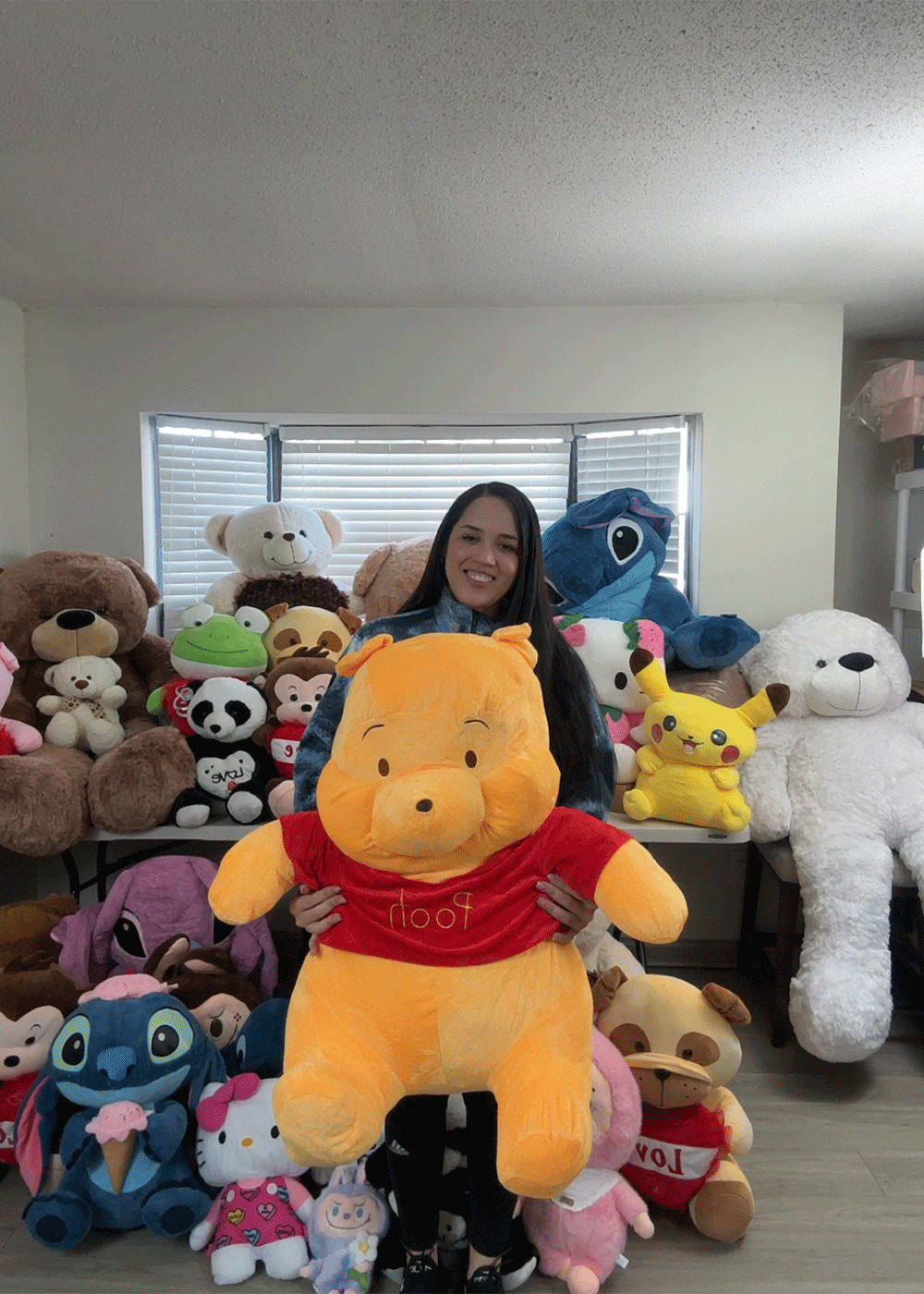 Giant Winnie the Pooh Plush (37”)”