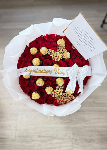 Premium Rose & Chocolate Bouquet
