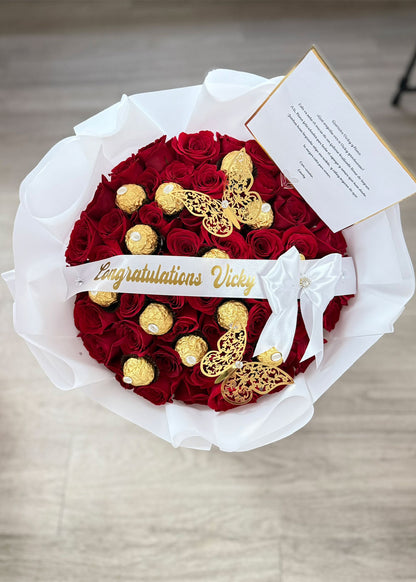 Premium Rose & Chocolate Bouquet