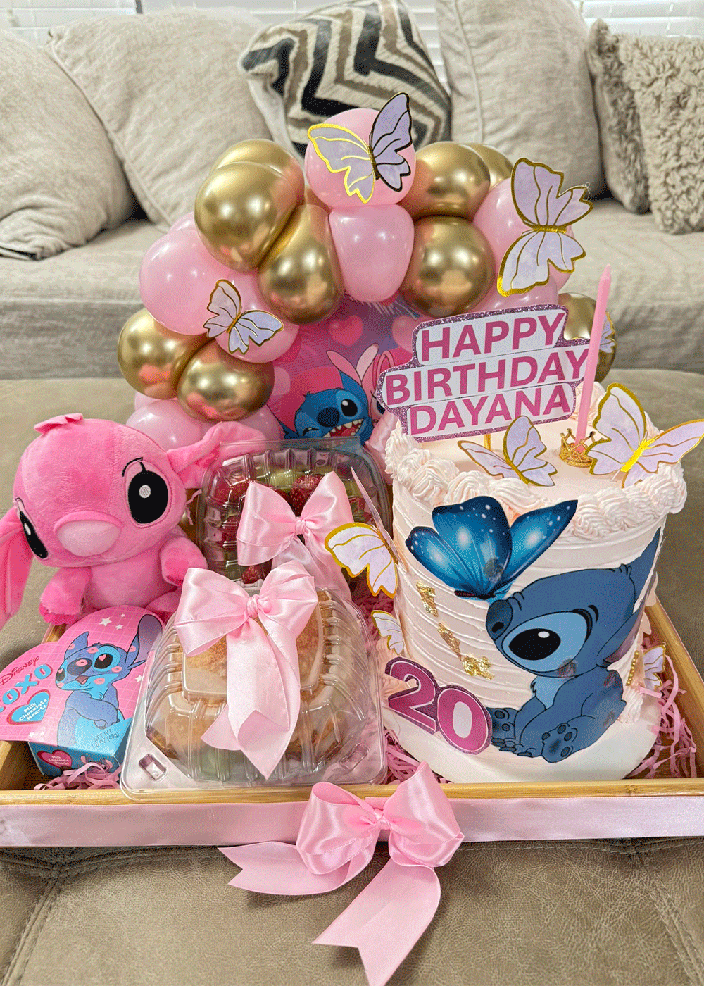 Stitch Birthday Surprise Breakfast