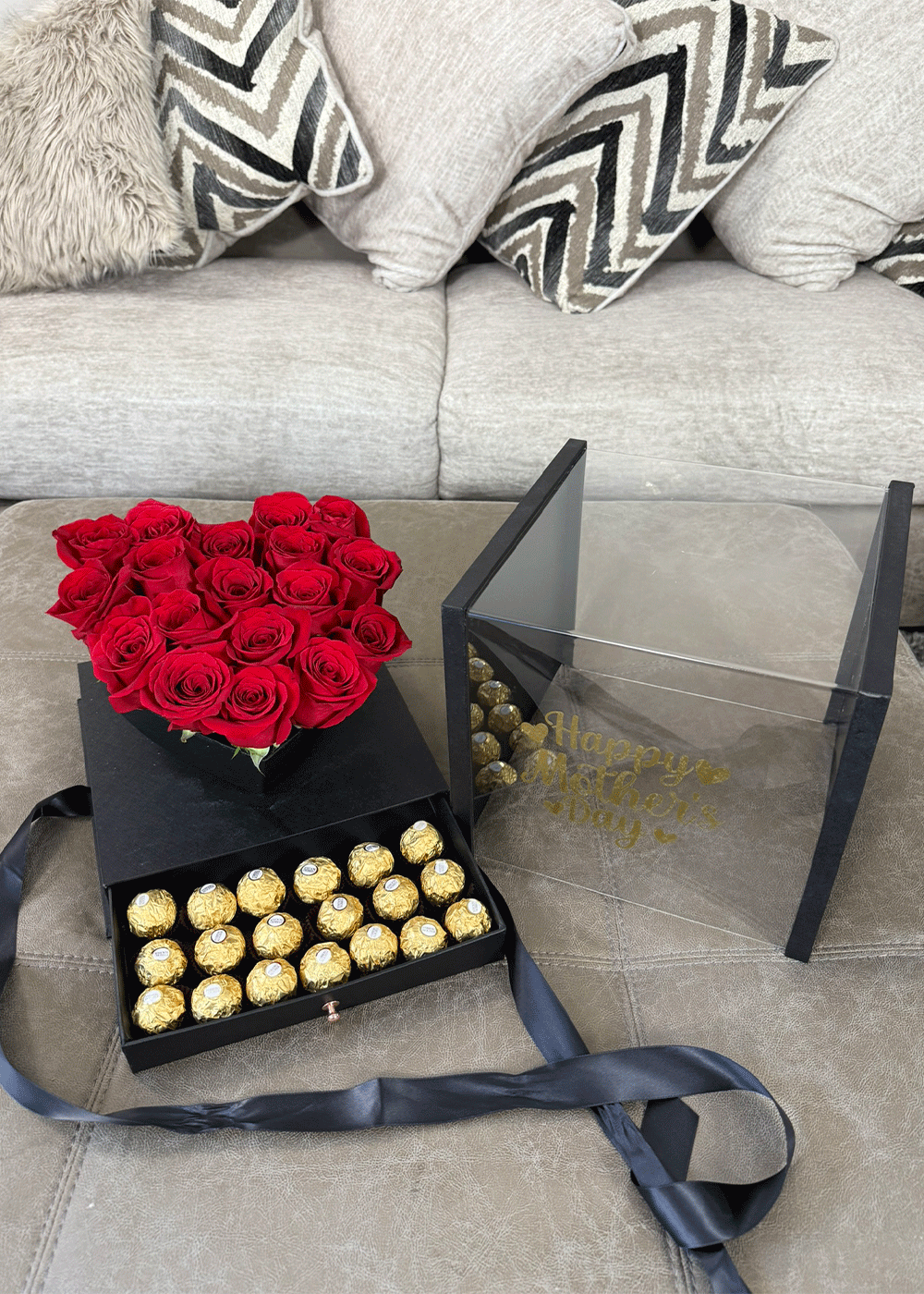Luxury Surprise Rose & Chocolate Box”