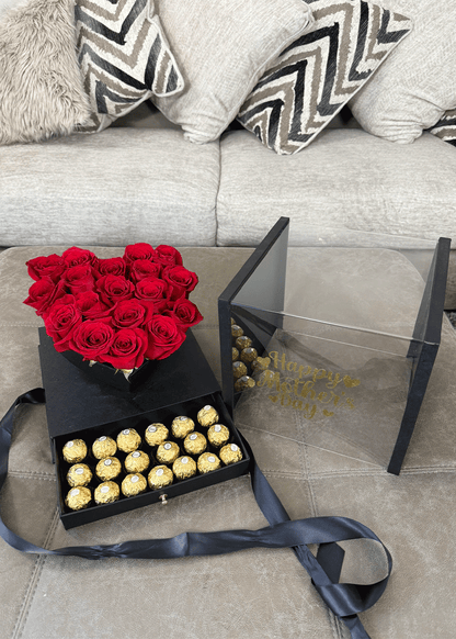 Luxury Surprise Rose & Chocolate Box”