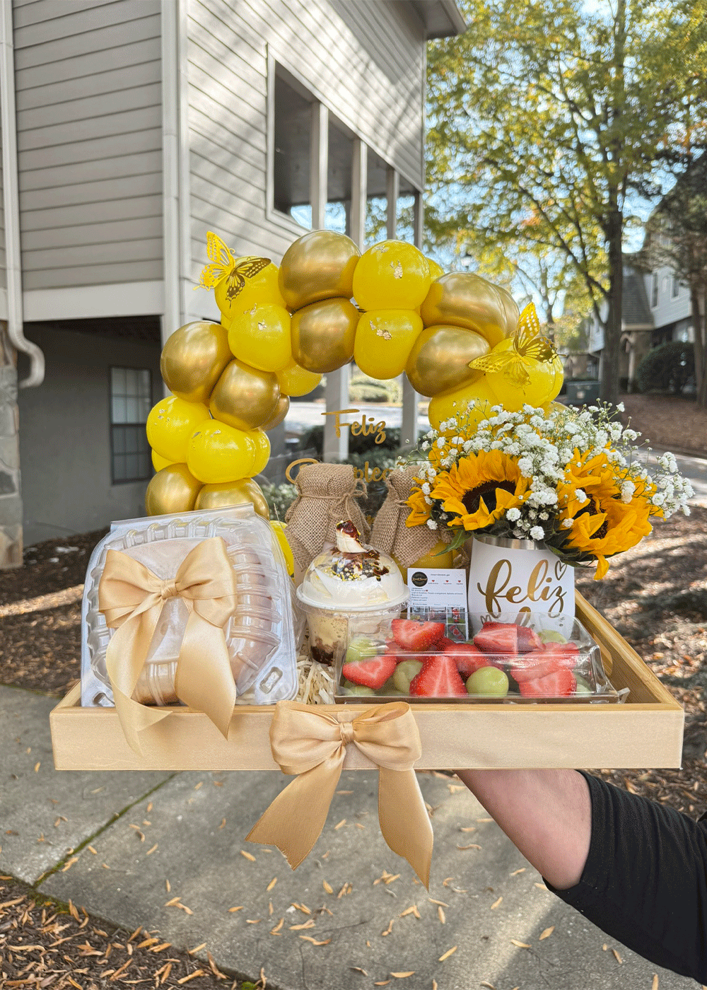 Sunflower Luxury Breakfast Surprise