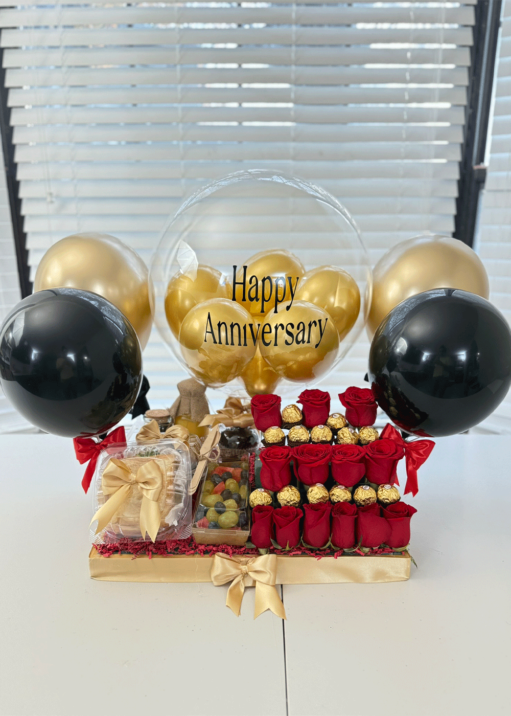 Luxury Anniversary Breakfast & Roses Experience