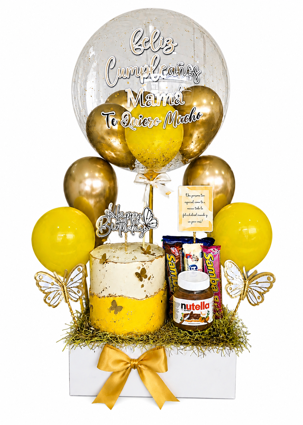 Golden Celebration Birthday Gift Box