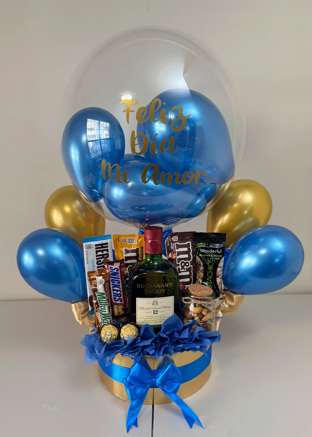 Blue & Gold Deluxe Celebration Box