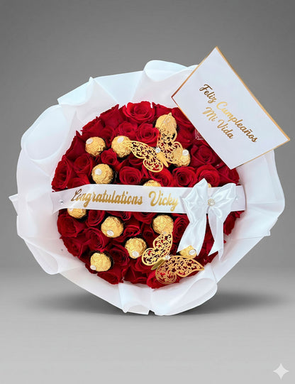 Premium Rose & Chocolate Bouquet